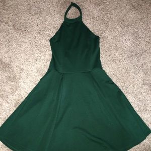 Halter mini dress